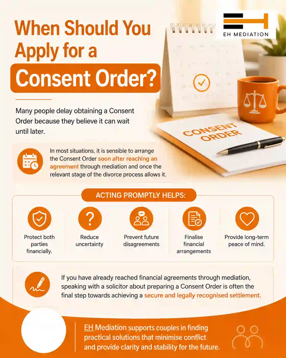 When Should You Apply for a Consent Order East Riding of Yorkshire?